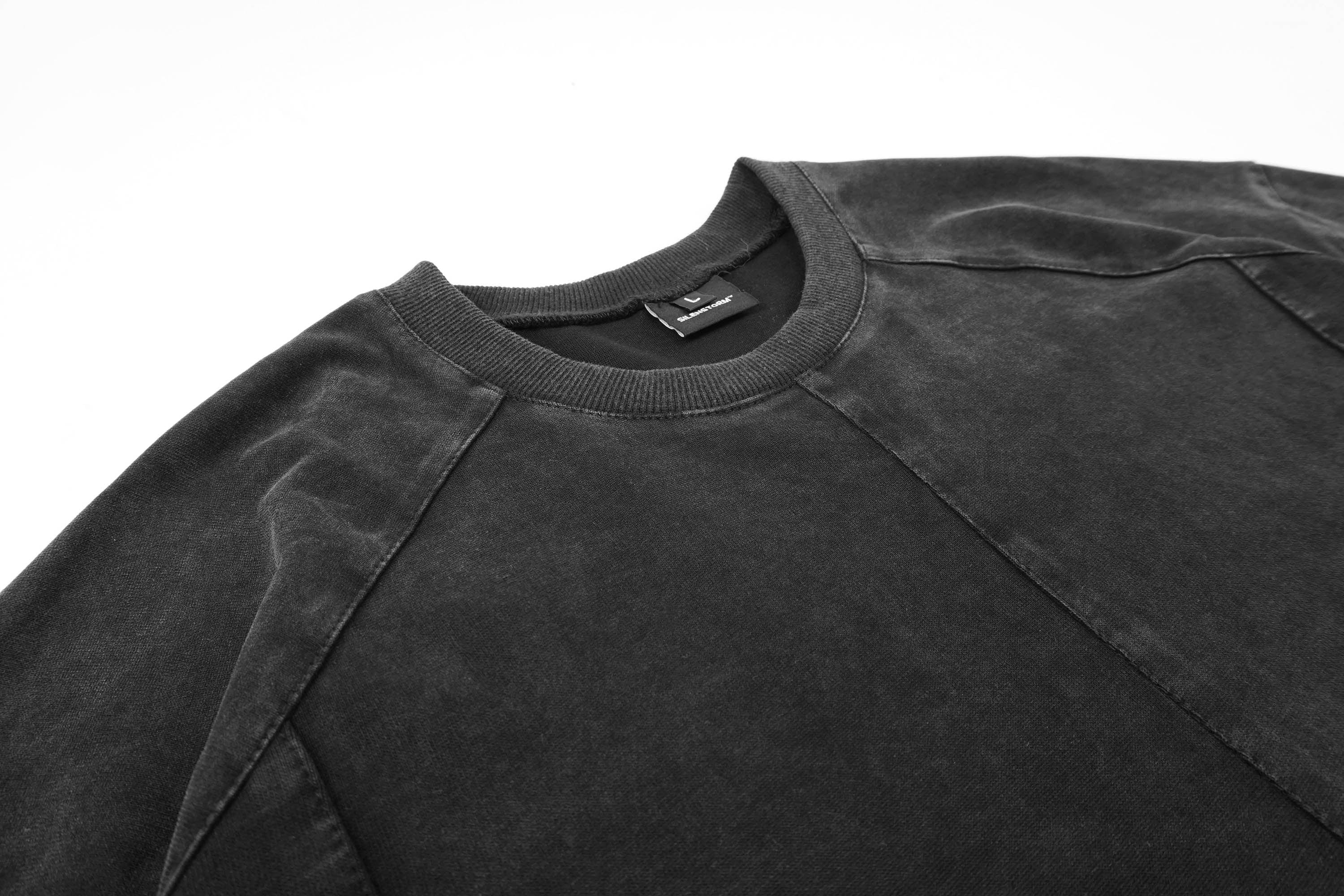 SILENSTORM Washed Paneled Side Pocket T-Shirt