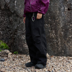 ENSHADOWER Splash-Proof Spliced Crinkled Parachute Pants