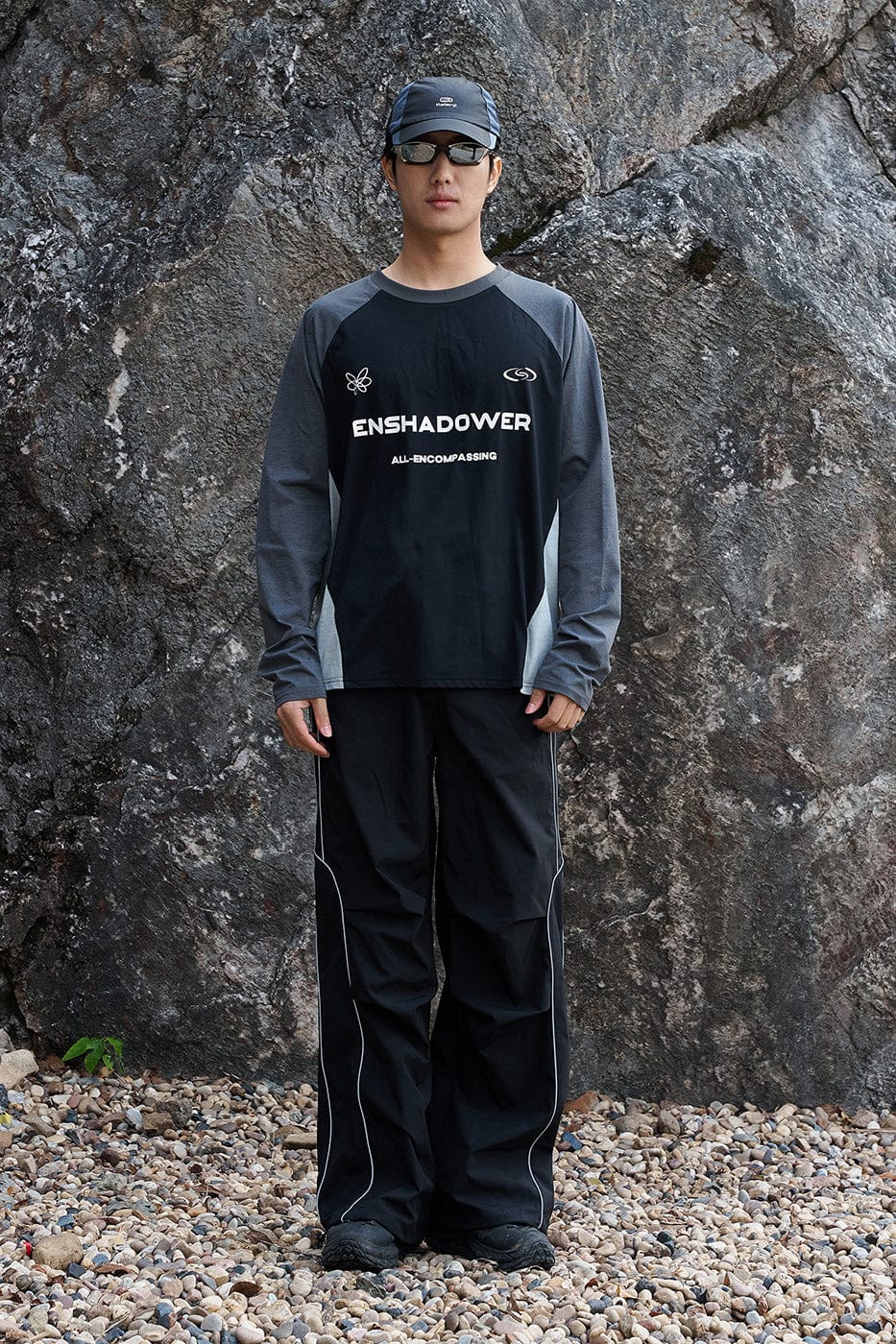 ENSHADOWER Reflective Stripes Straight Pants