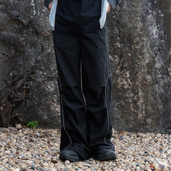 ENSHADOWER Reflective Stripes Straight Pants