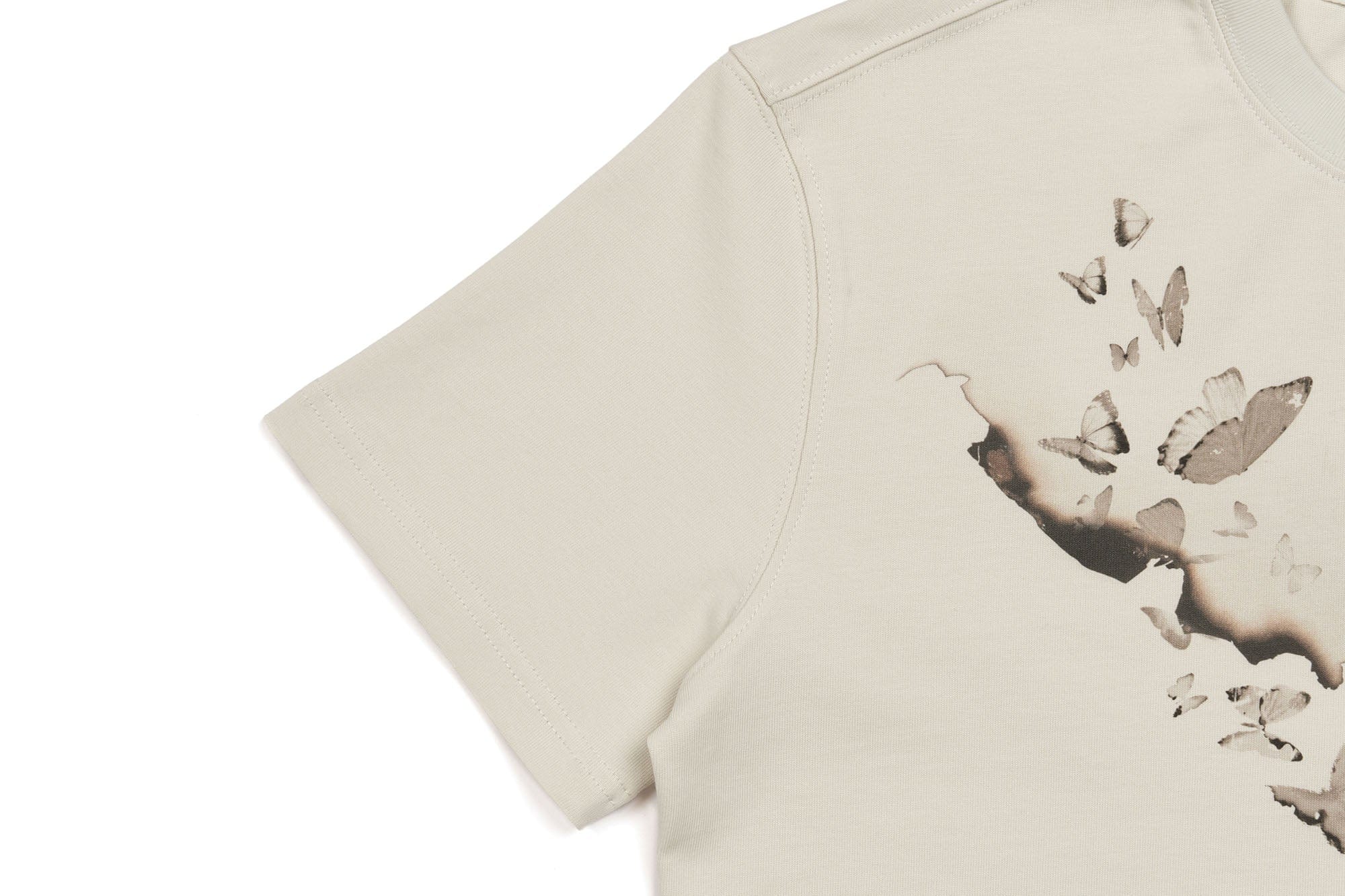 SAVAGEGROWTHWORLD Burnt Butterfly Graphic T-Shirt