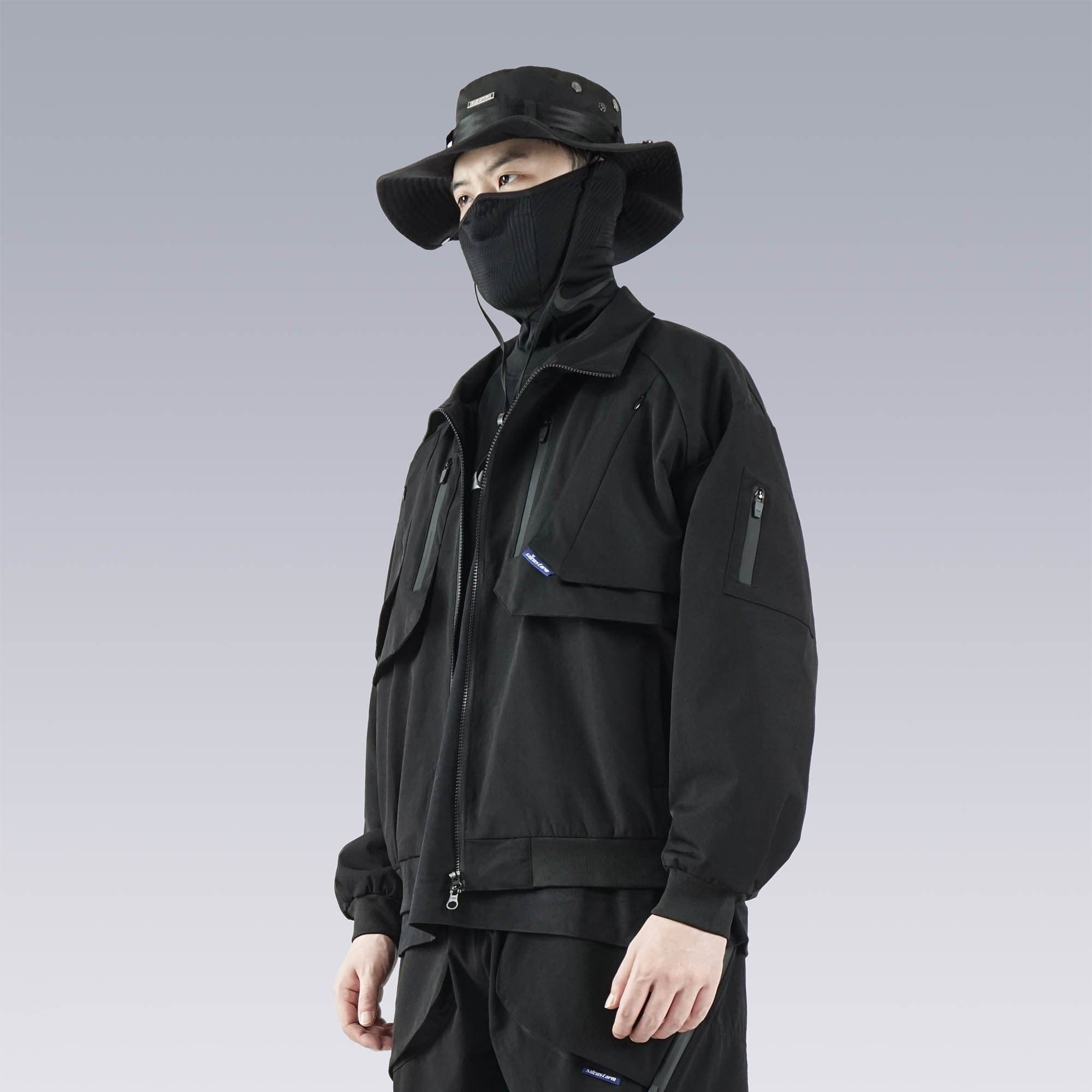 SILENSTORM Double-Layer Multi-Pocket Stand Collar Jacket