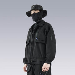 SILENSTORM Double-Layer Multi-Pocket Stand Collar Jacket