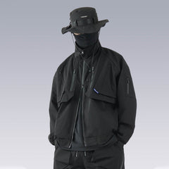 SILENSTORM Double-Layer Multi-Pocket Stand Collar Jacket