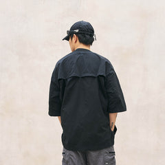ENSHADOWER Modern Tactical Half-Sleeve Taoist Robe