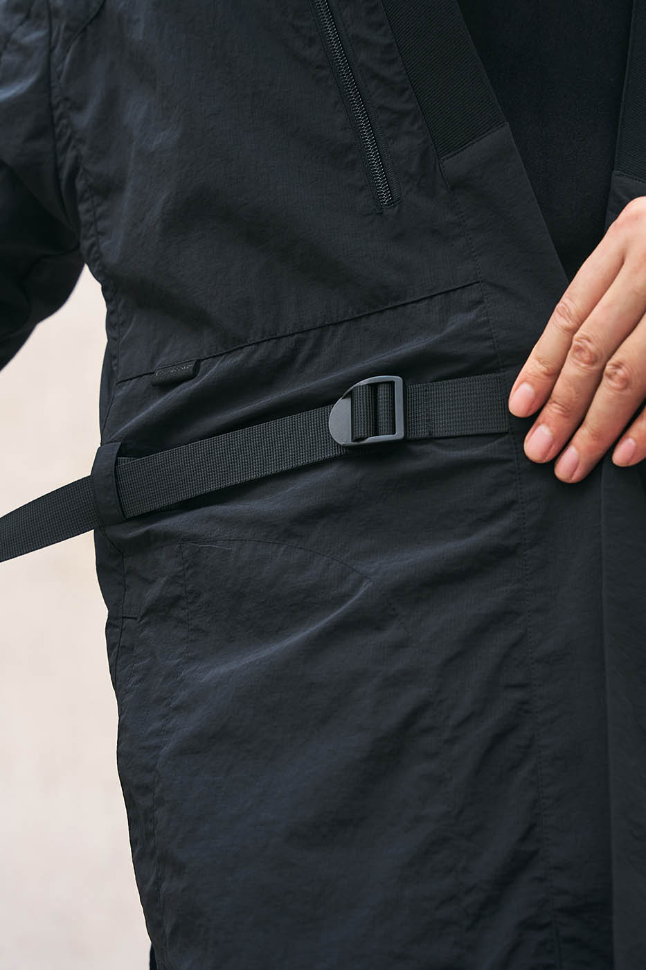 ENSHADOWER Modern Tactical Half-Sleeve Taoist Robe
