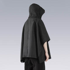 SILENSTORM Multi-Pocket Hooded Poncho Jacket