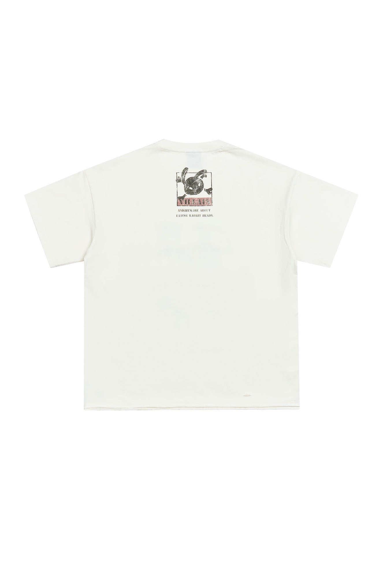 SAVAGEGROWTHWORLD Grunge Rabbit Graphic Distressed T-Shirt