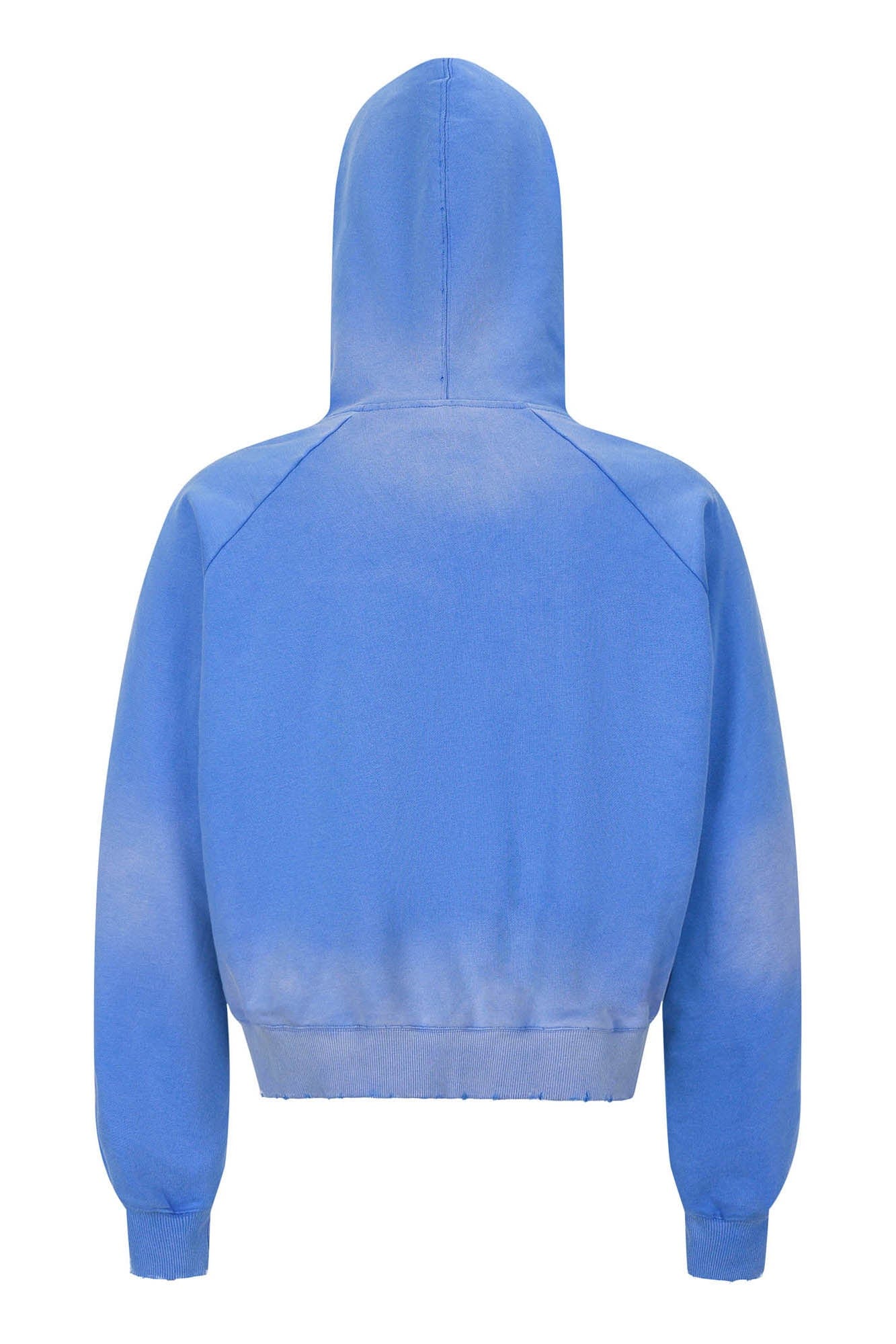SAVAGEGROWTHWORLD Washed Badge Graphic Gradient Hoodie