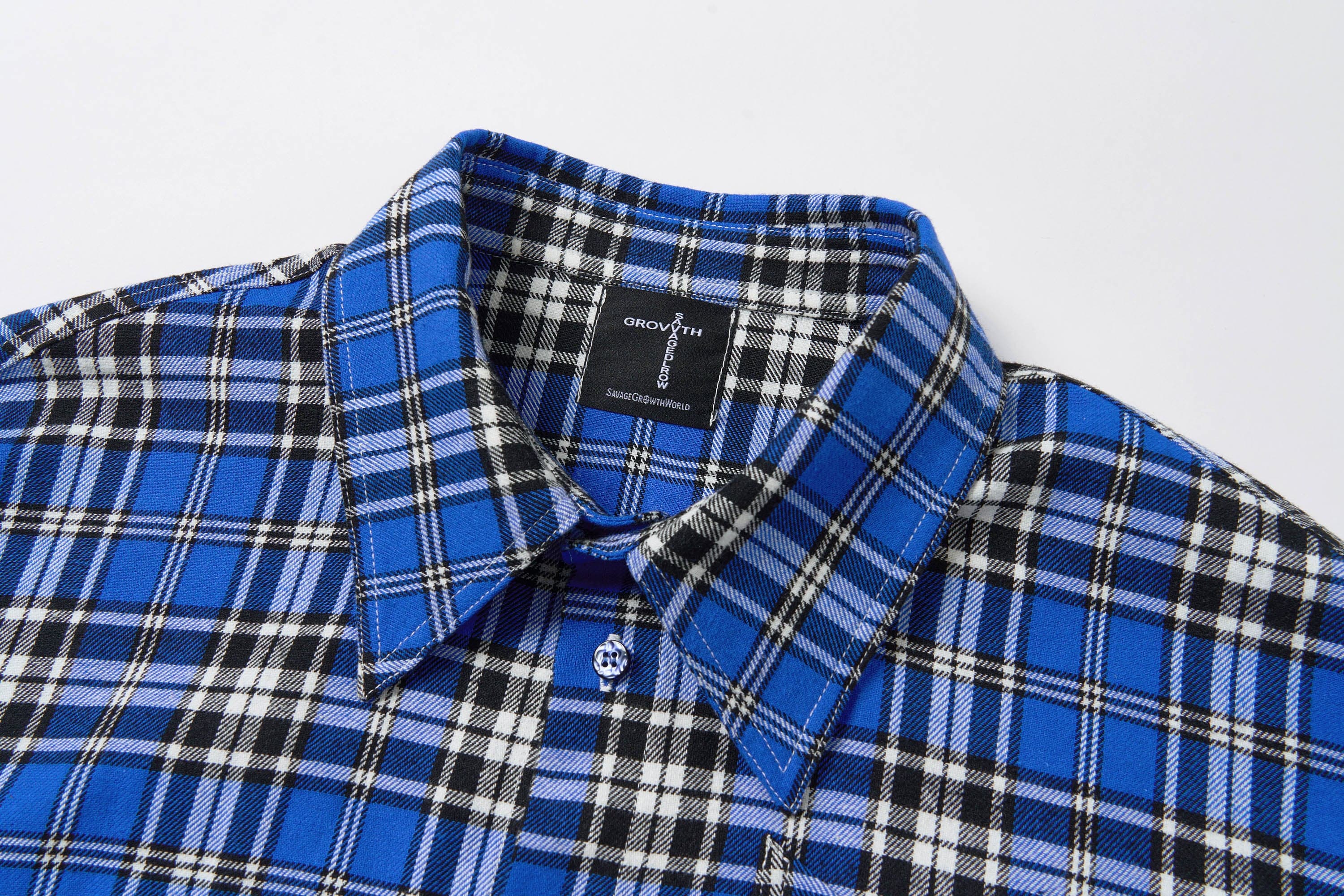 SAVAGEGROWTHWORLD No.5 Plaid Shirt