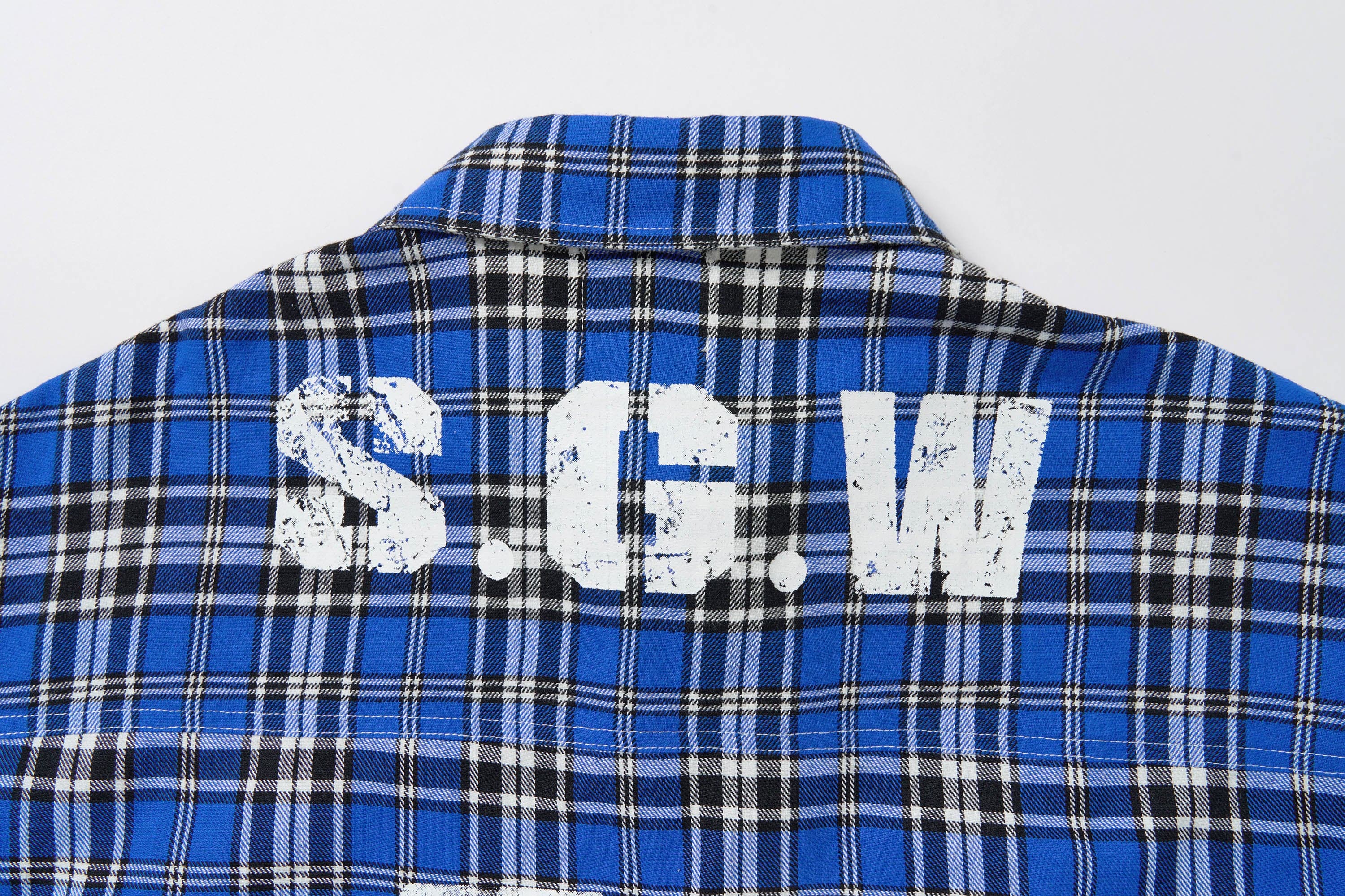 SAVAGEGROWTHWORLD No.5 Plaid Shirt