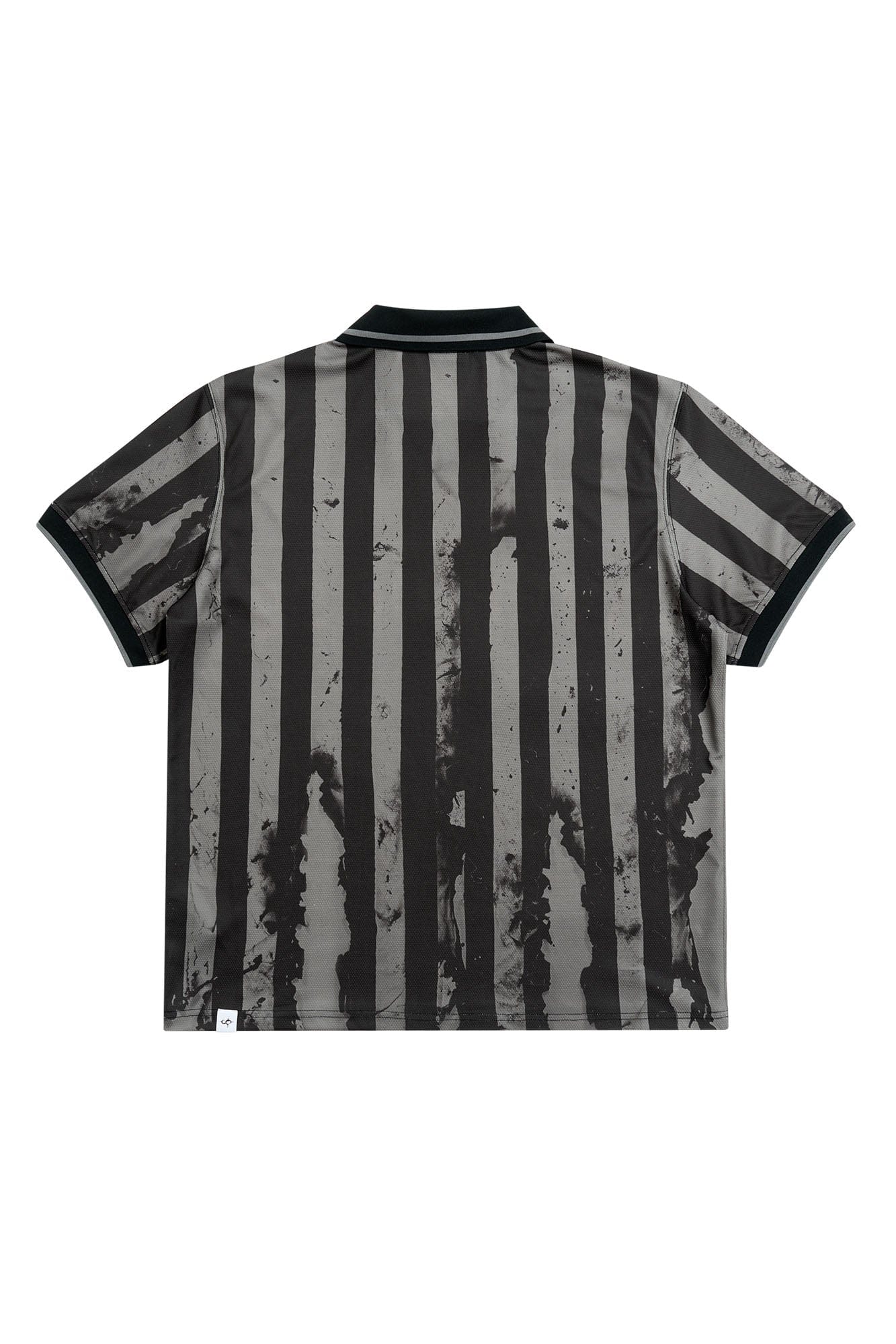 SAVAGEGROWTHWORLD OVERDOSE Distressed Striped Jersey