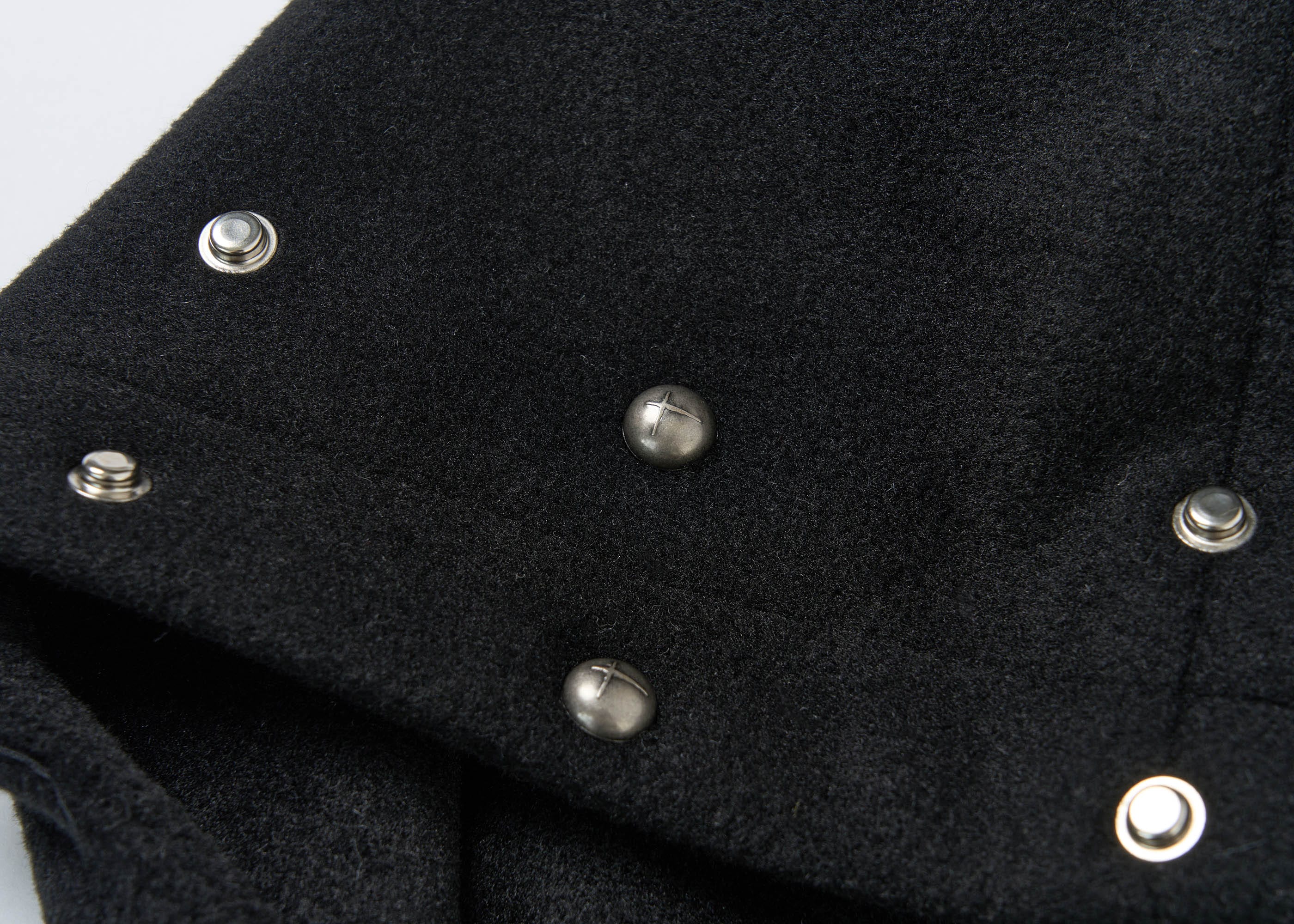 SAVAGEGROWTHWORLD Detachable Fur Collar Double-Zipper Coat