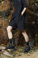 ENSHADOWER Deconstructed Multi Pockets Utility Shorts