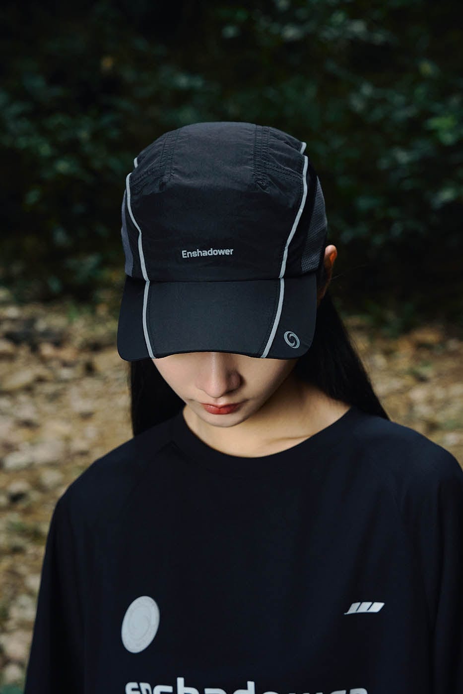 ENSHADOWER Reflective Stripe Mesh Cap
