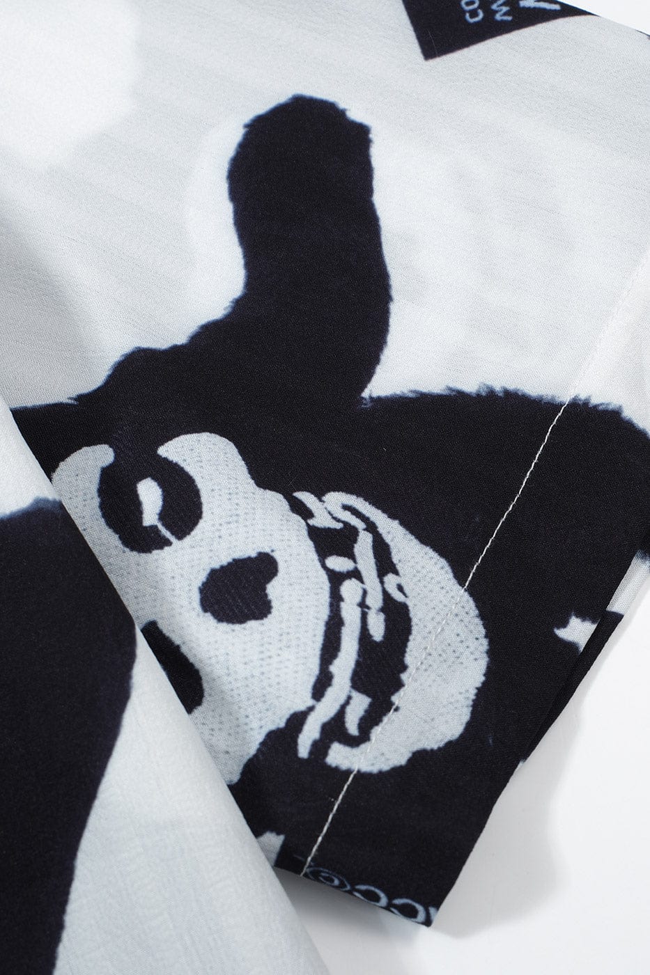 WCC Ghost Face Full Print Cuban Half Shirt