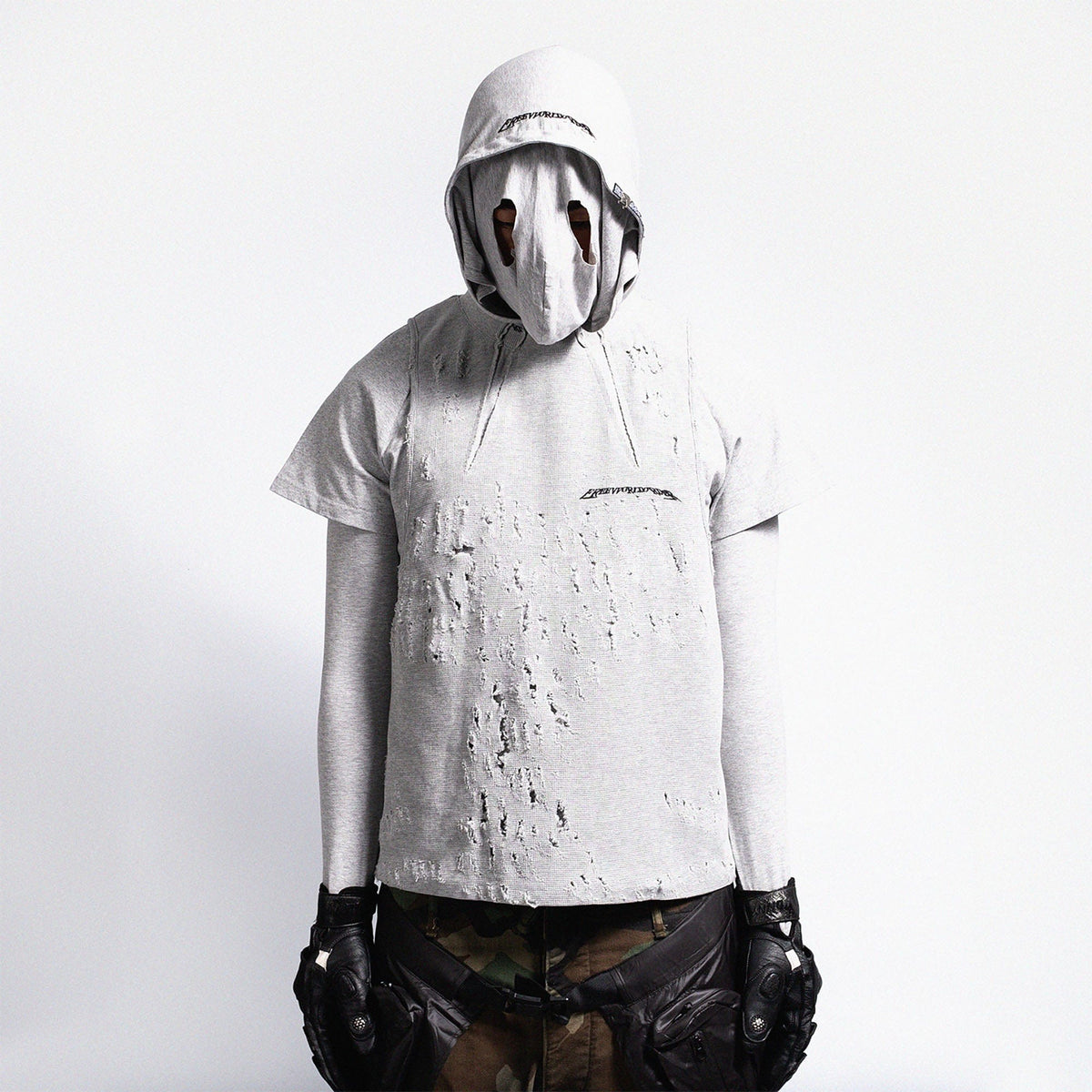 FVVO Ripped Multi-Wear Hoodie