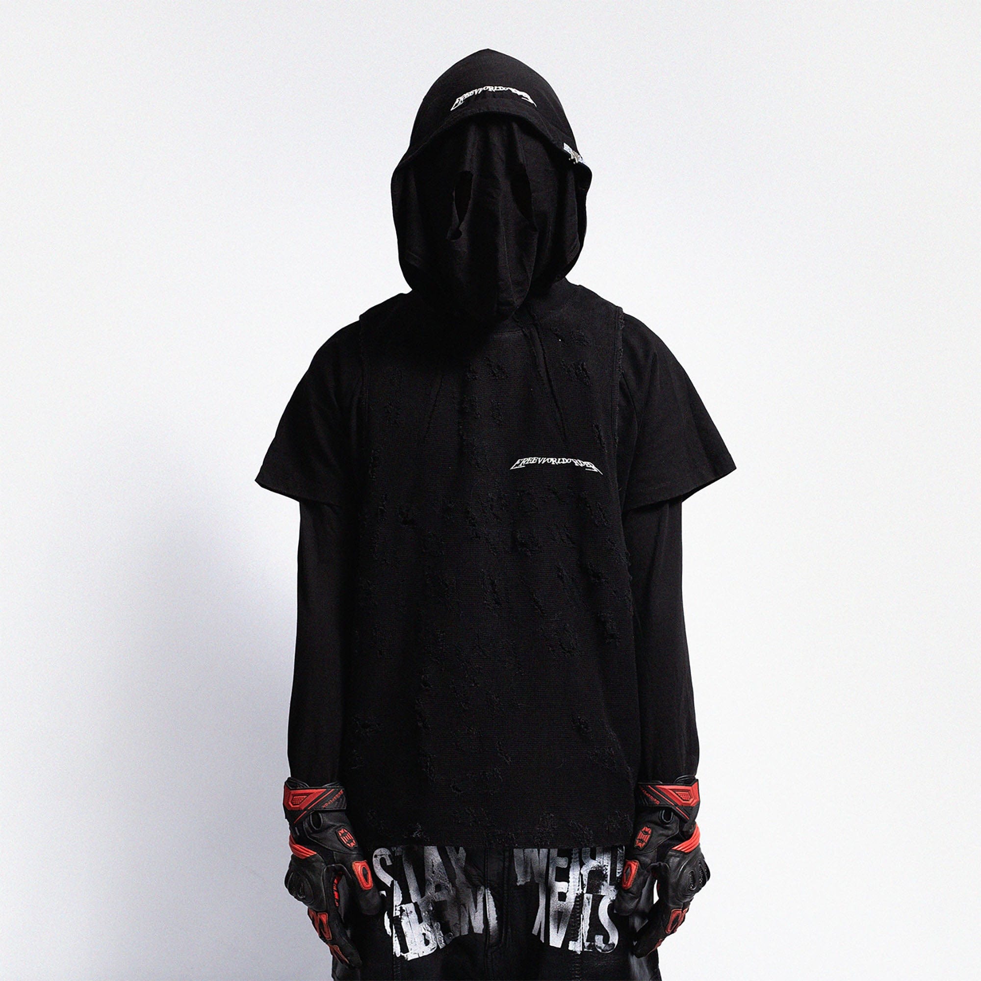 FVVO Ripped Multi-Wear Hoodie
