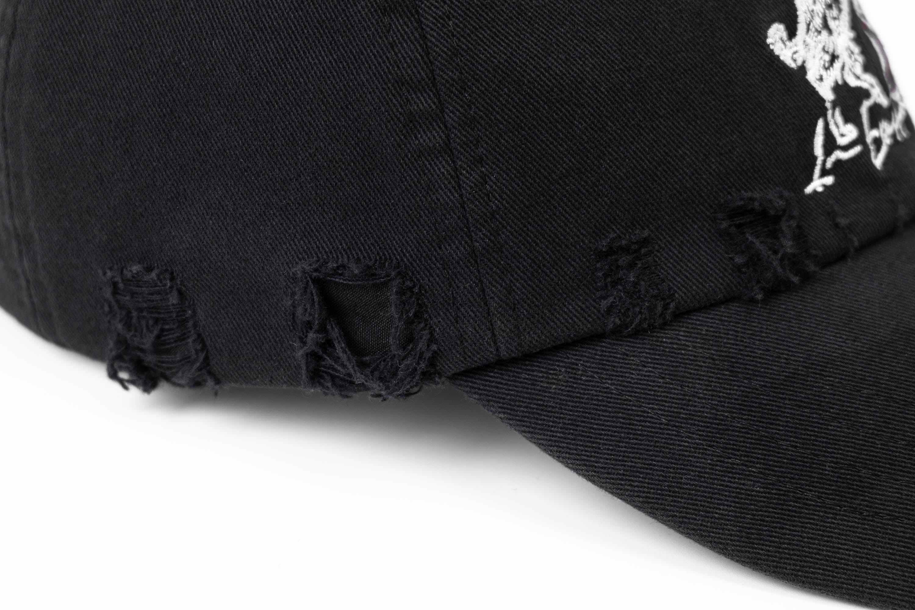 IN EXISTENCE The GOAT Washed Distressed Embroidered Cap