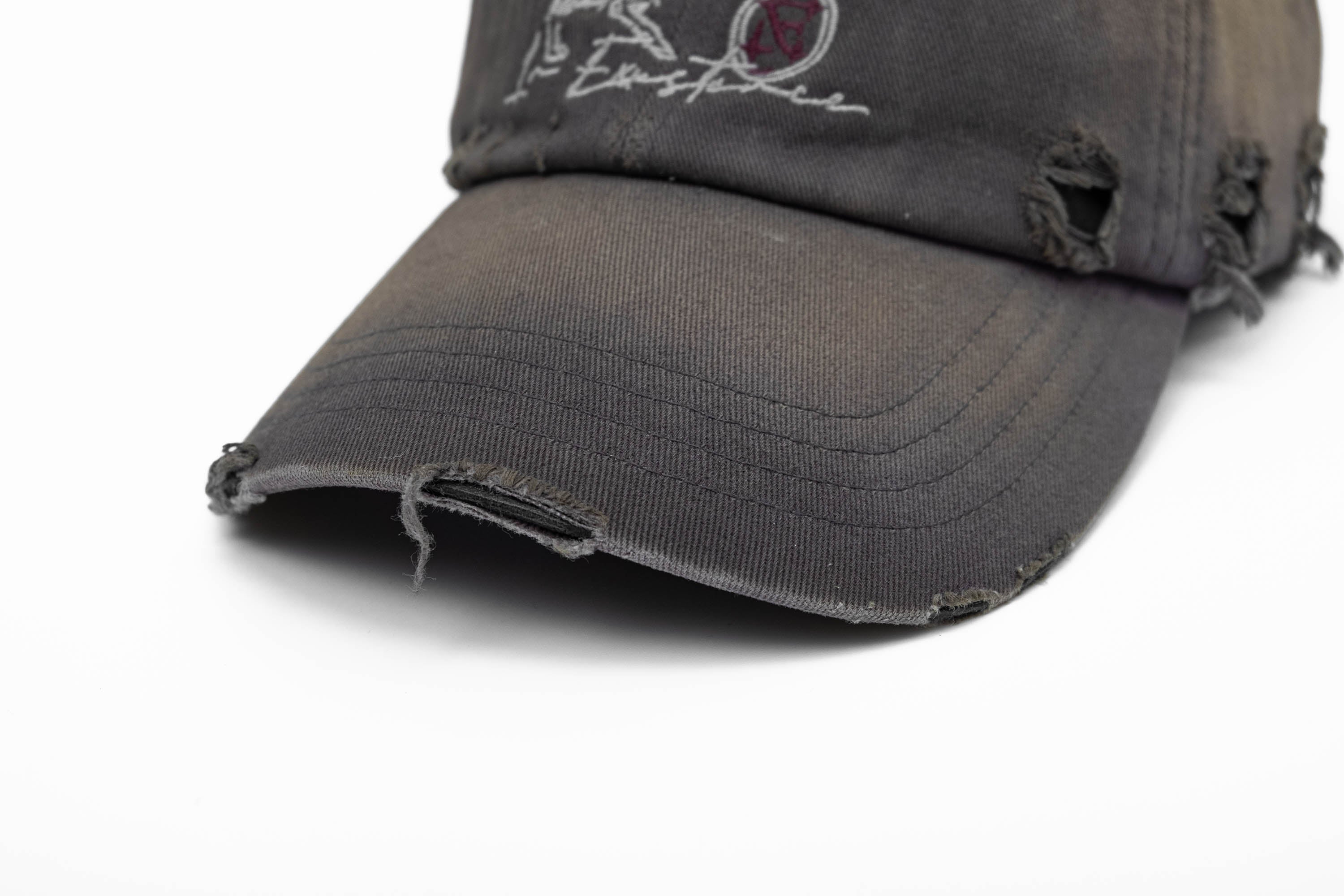 IN EXISTENCE The GOAT Washed Distressed Embroidered Cap