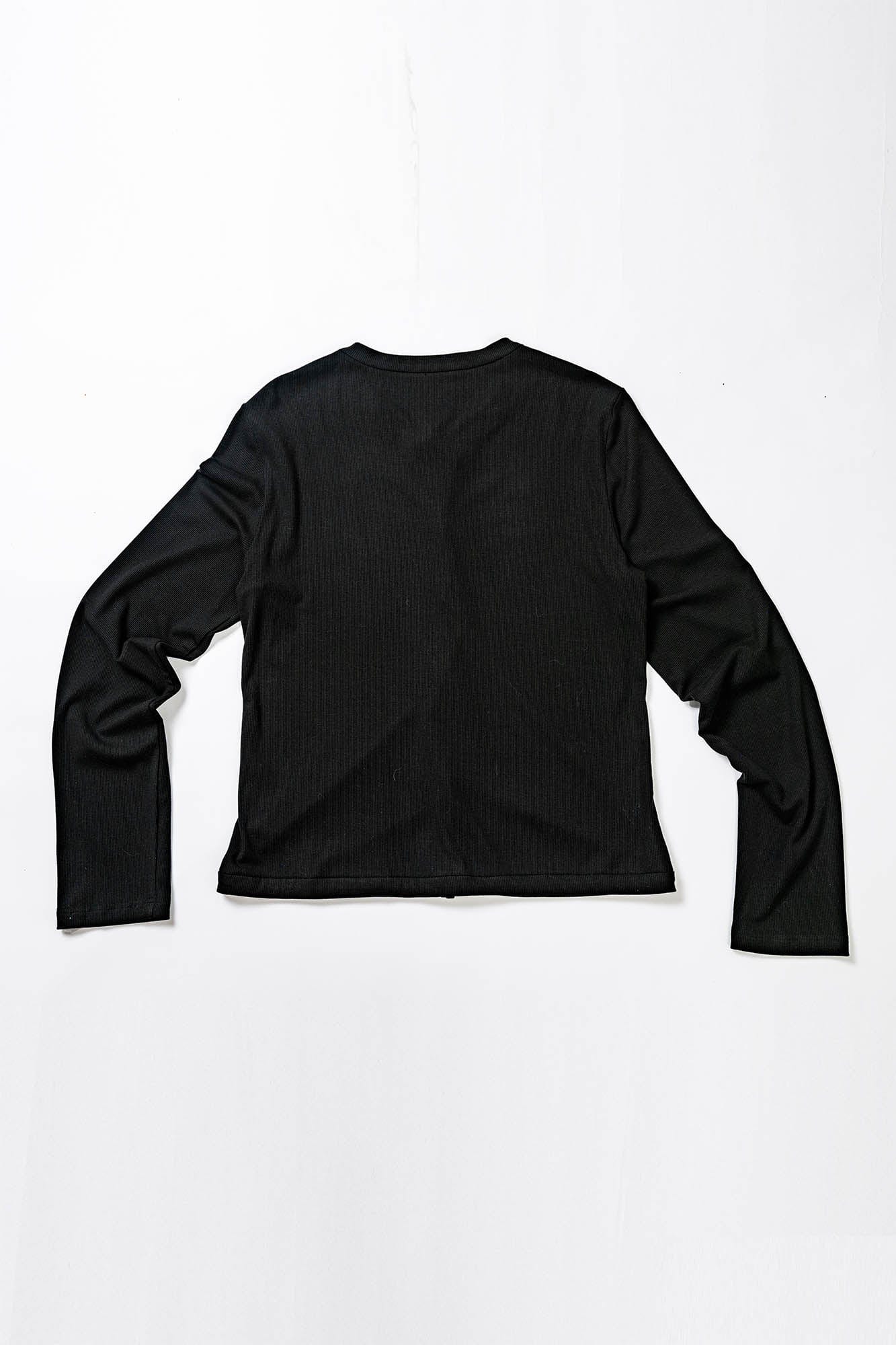 KADAKADA Cut-Out Loop Button Fitted Cardigan
