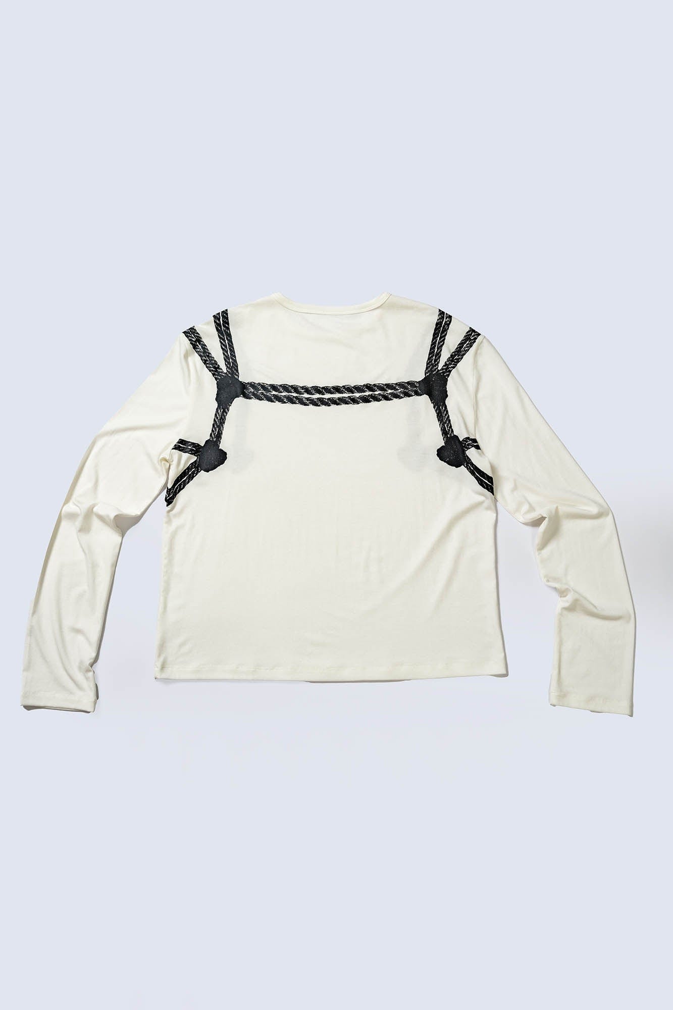 KADAKADA Harness-Strapped Graphic Long-Sleeve Tee