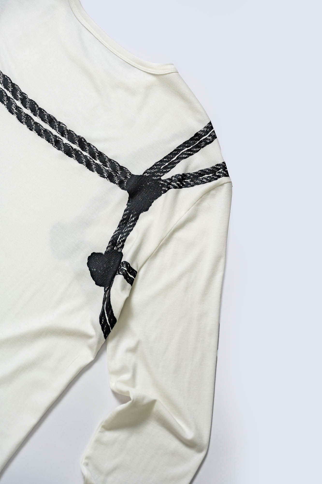 KADAKADA Harness-Strapped Graphic Long-Sleeve Tee