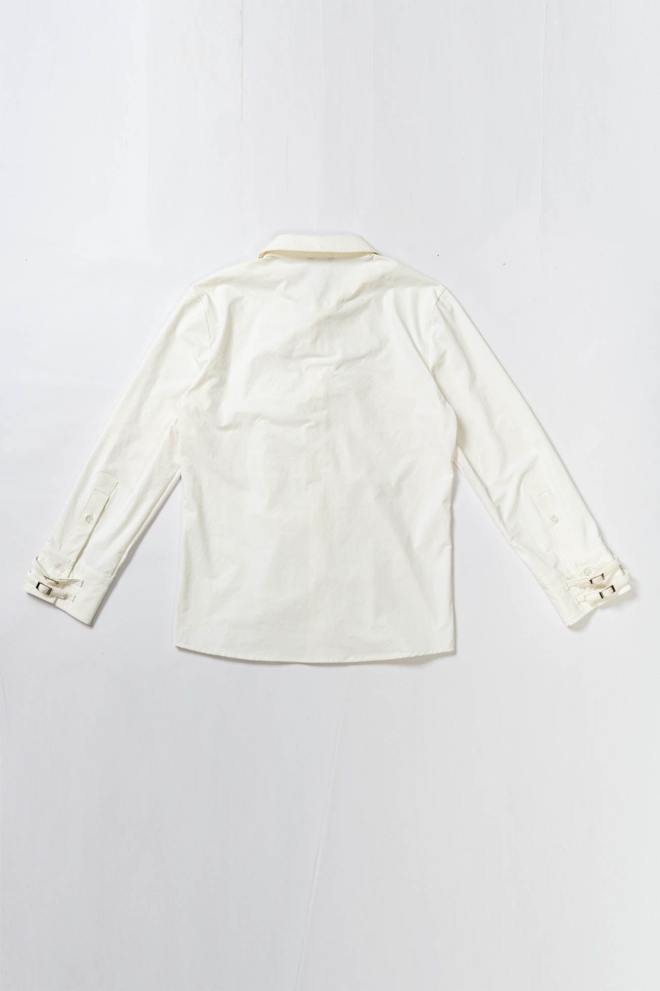 KADAKADA Asymmetrical Multi-Buckle Tailored Fit Shirt