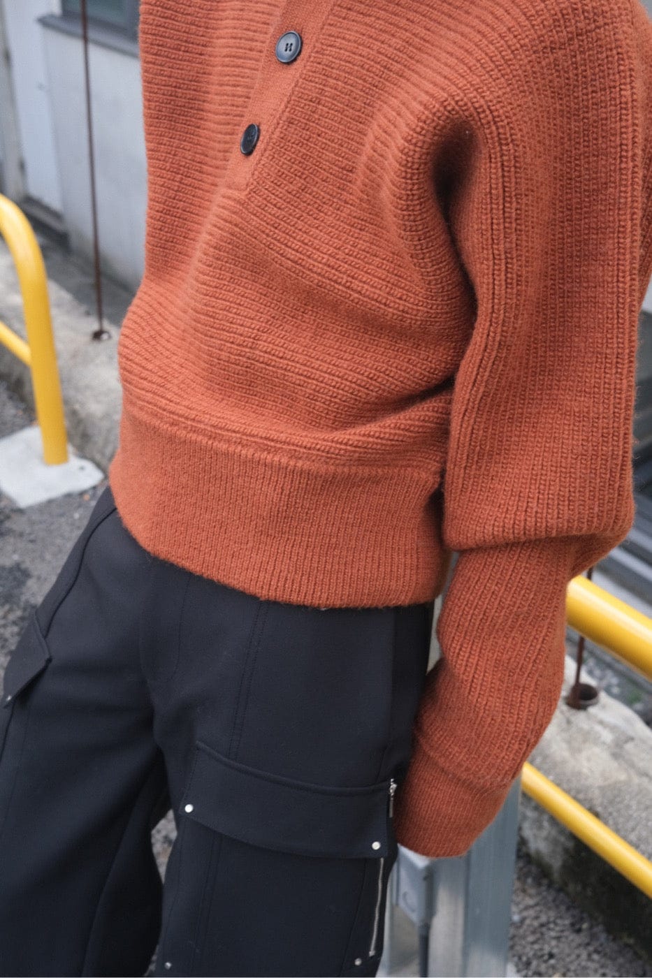 SOURPLUM High Collar Woolen Sweater