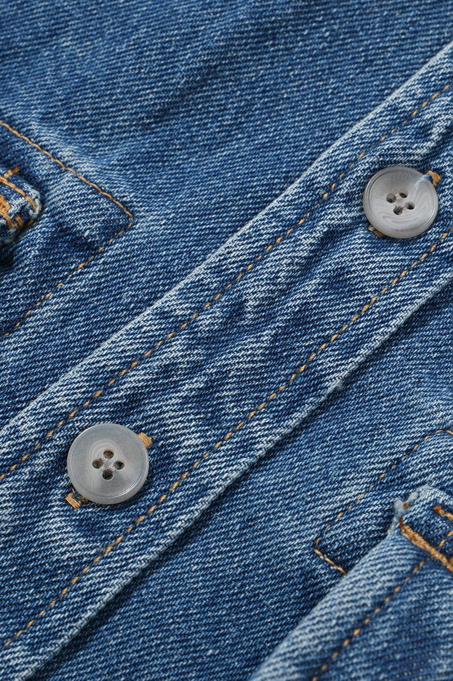 WCC Multi-Pockets Musical Skeletons Denim Jacket