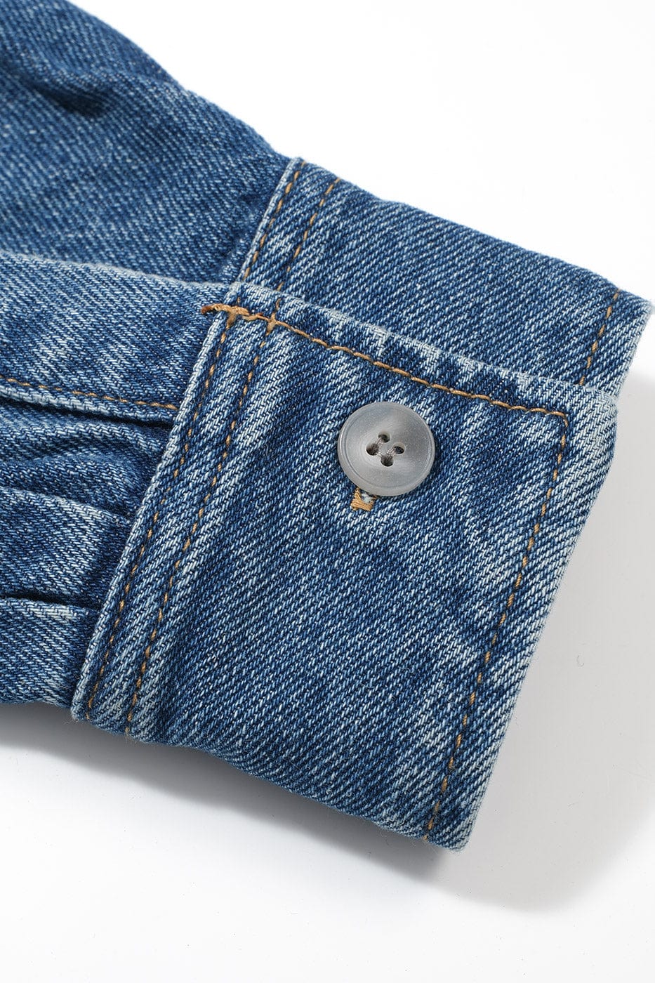 WCC Multi-Pockets Musical Skeletons Denim Jacket