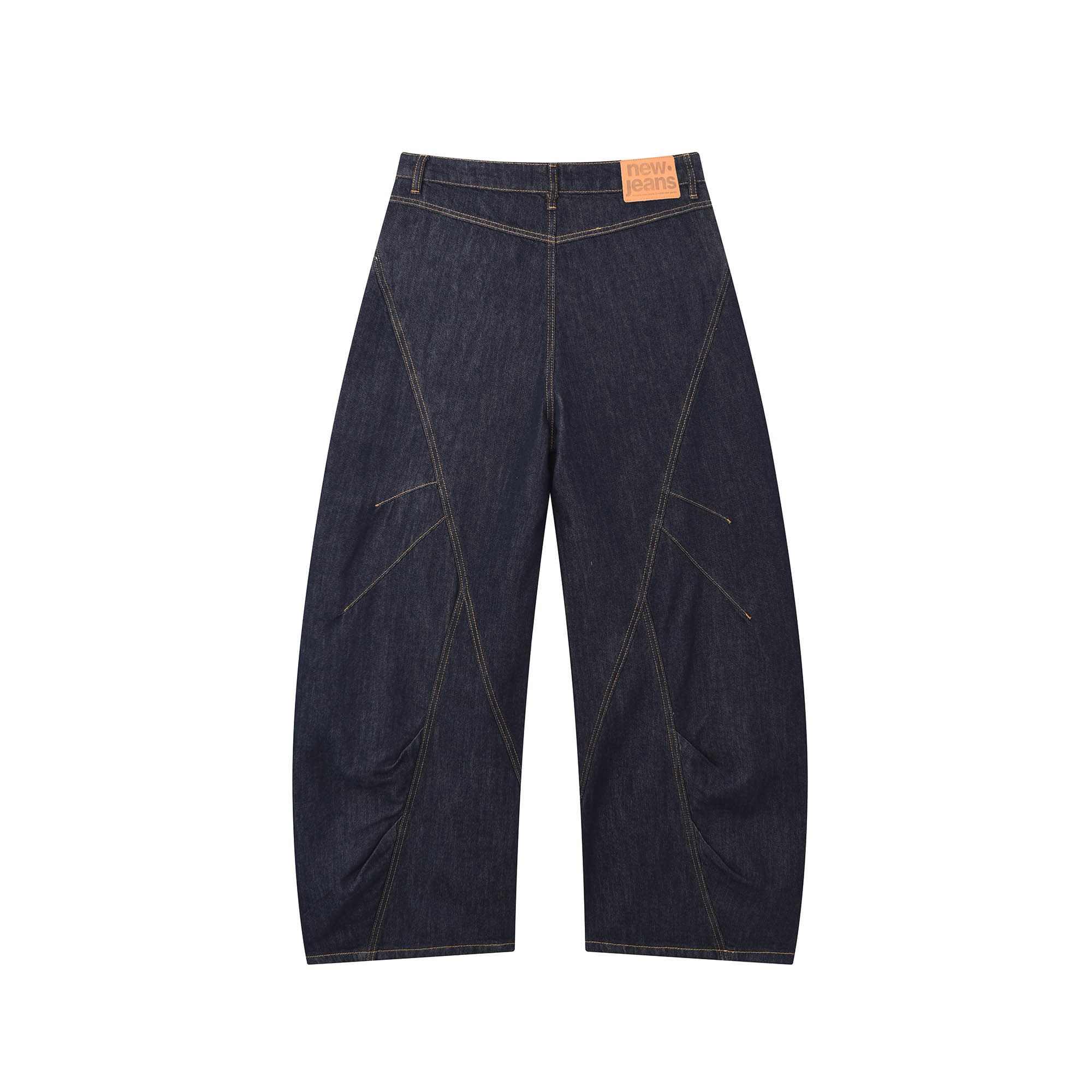KREATE Button-Trim Flared Jeans