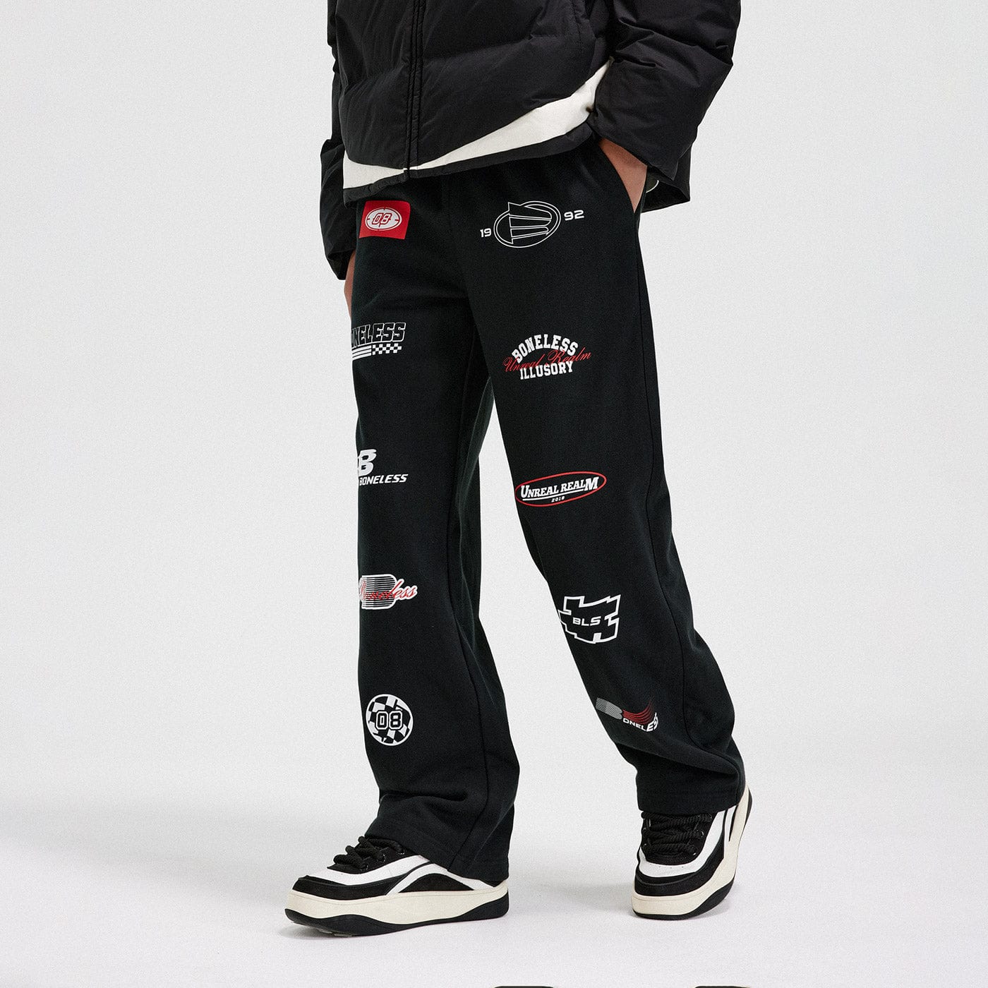BONELESS Racing Logo Sweatpants