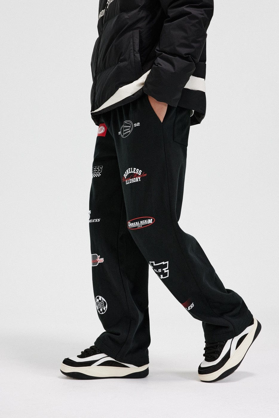 BONELESS Racing Logo Sweatpants