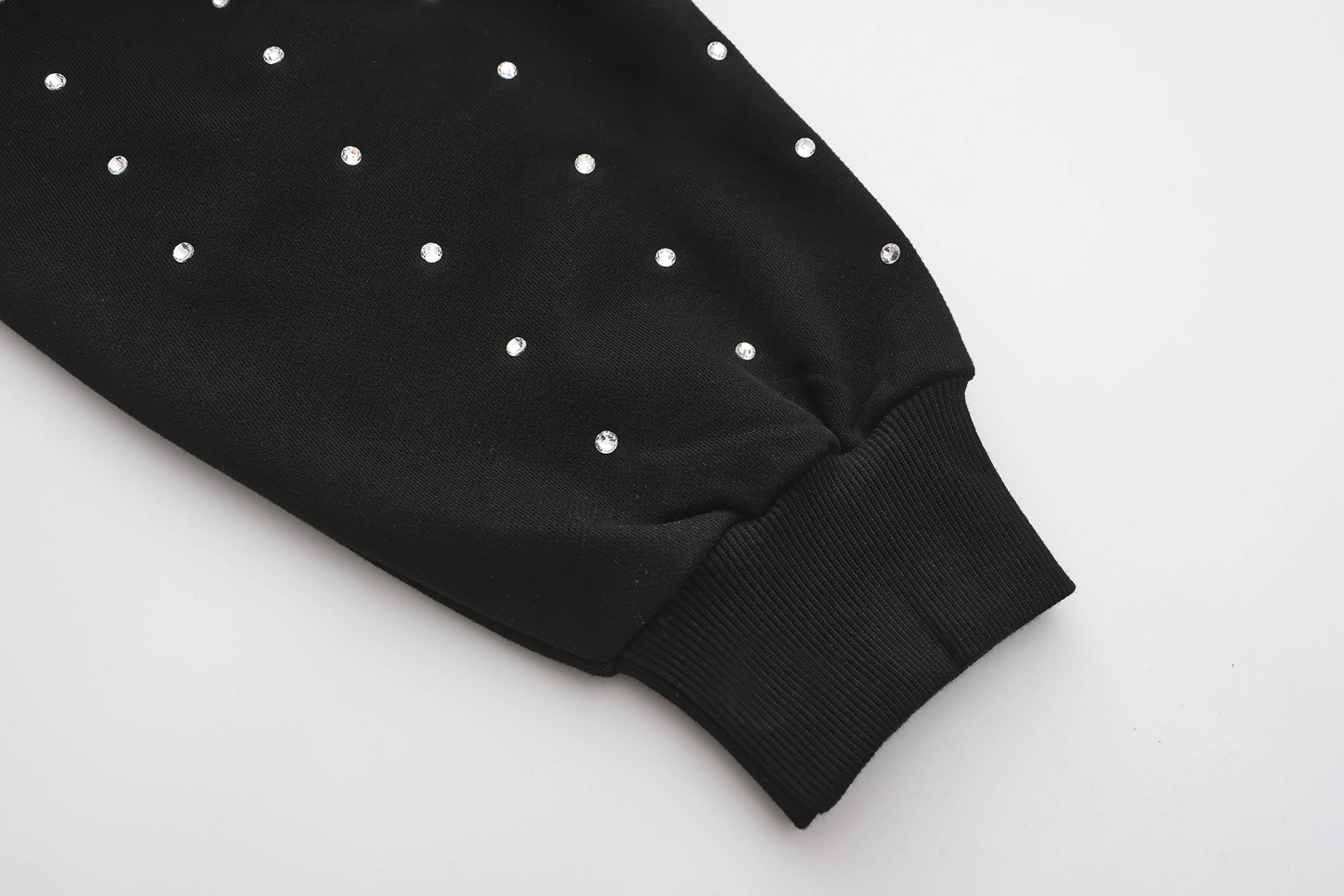 BLACK8MOB Full Studded Cross Hoodie
