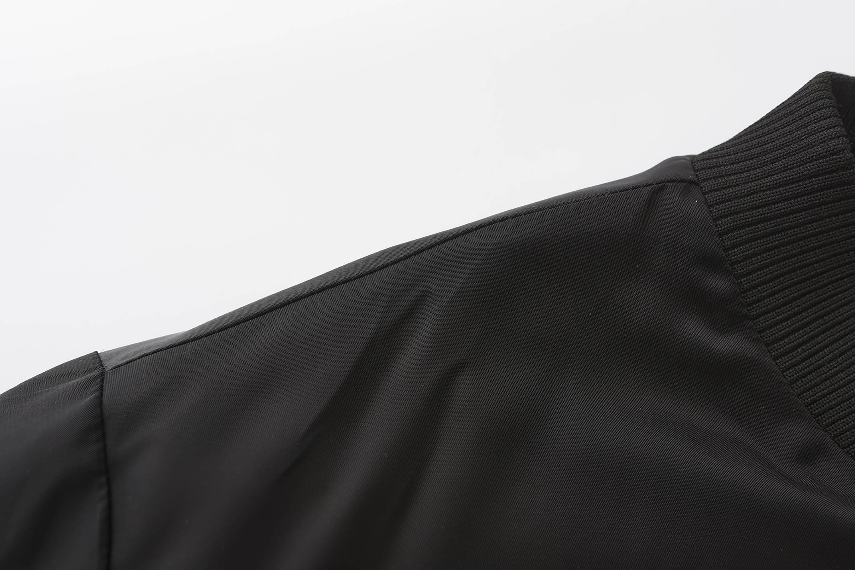 BLACK8MOB Studded Patchwork Bomber Jacket