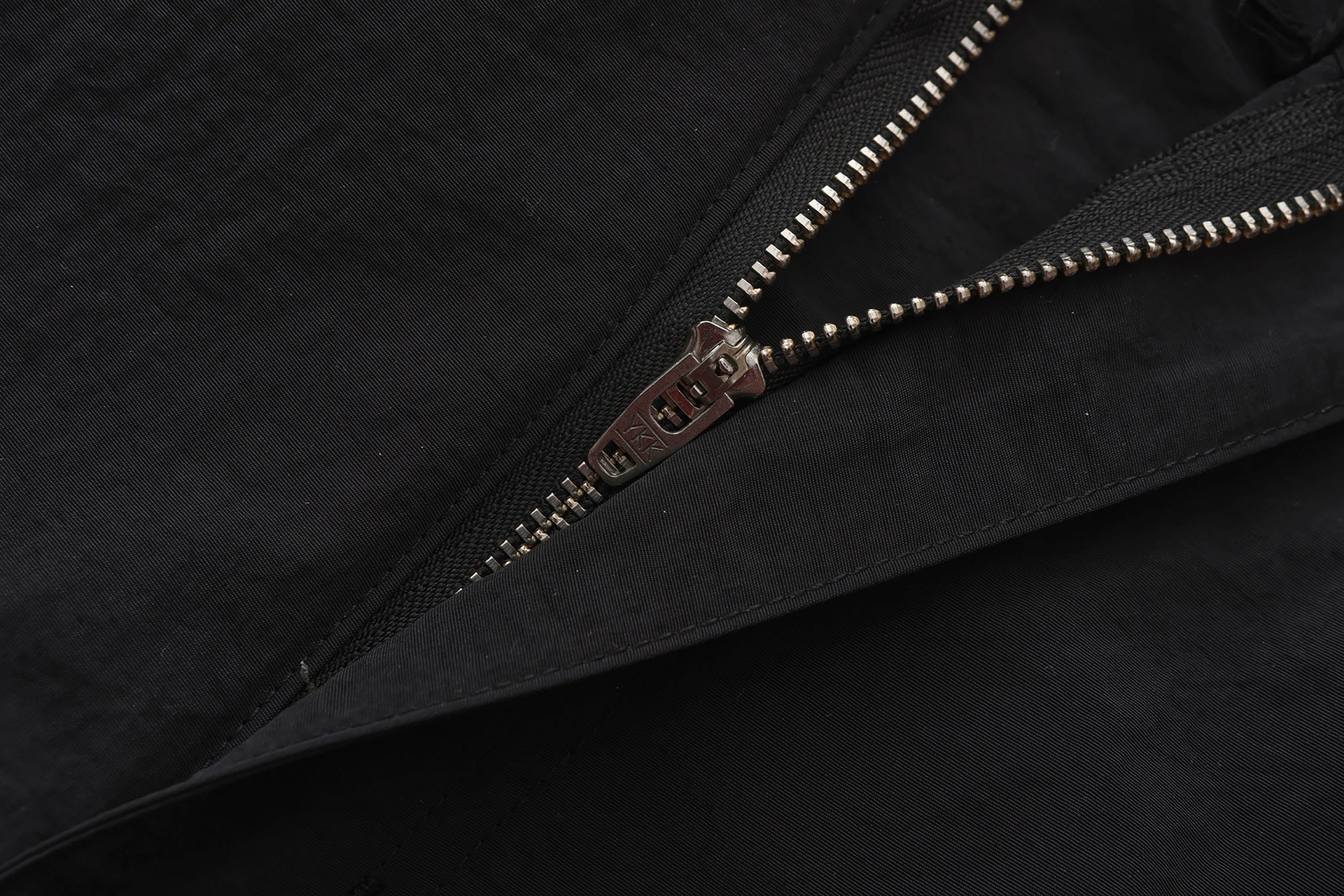 BLACK8MOB Eyelet Waist Tie Multi-Pocket Parachute Pants