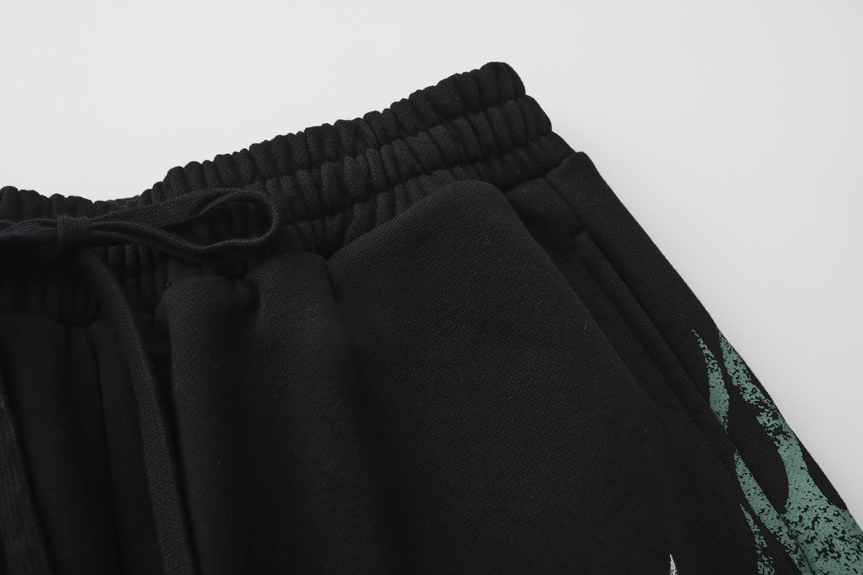 BLACK8MOB Flame Graphics Sweatpants