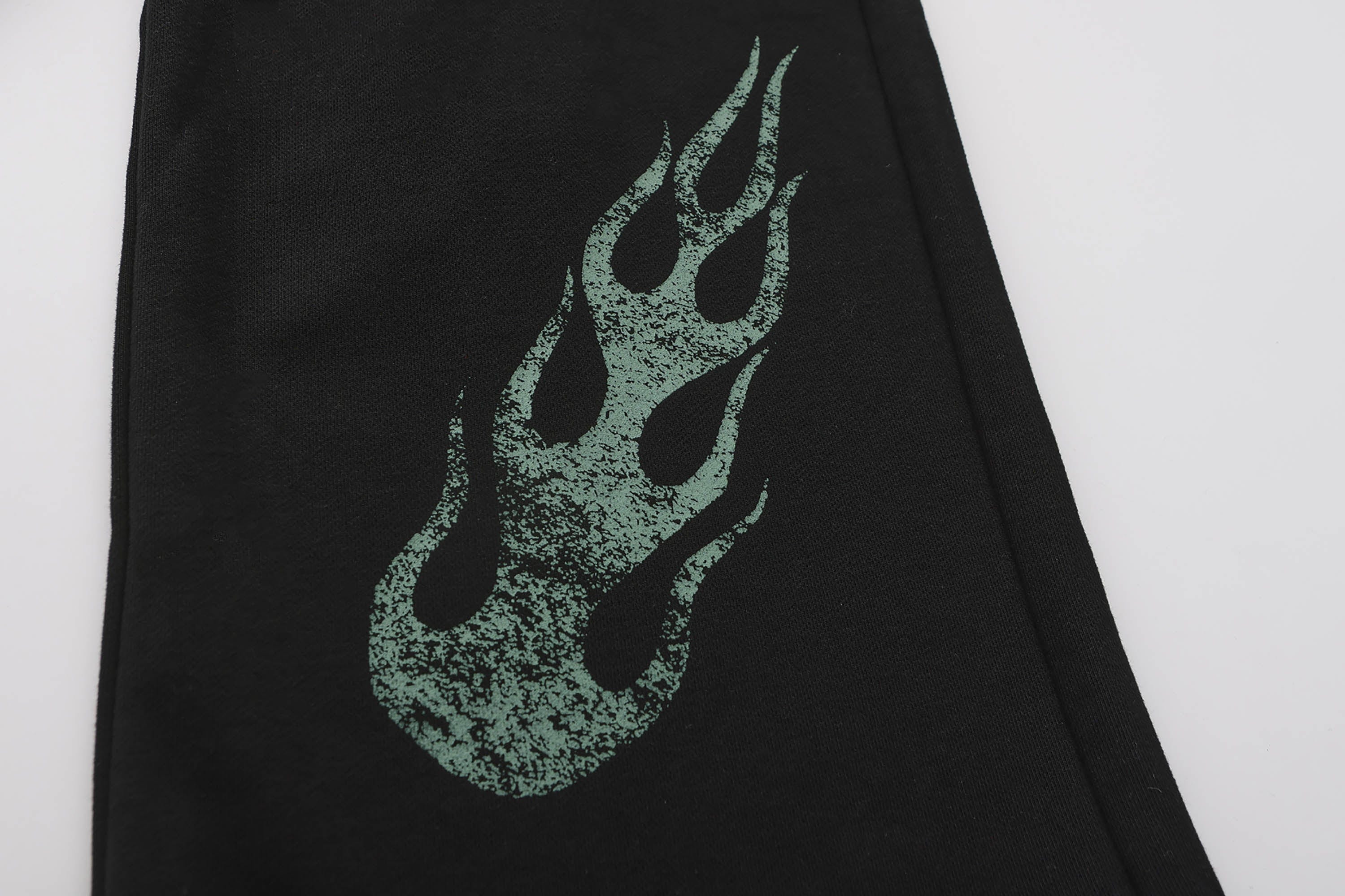BLACK8MOB Flame Graphics Sweatpants