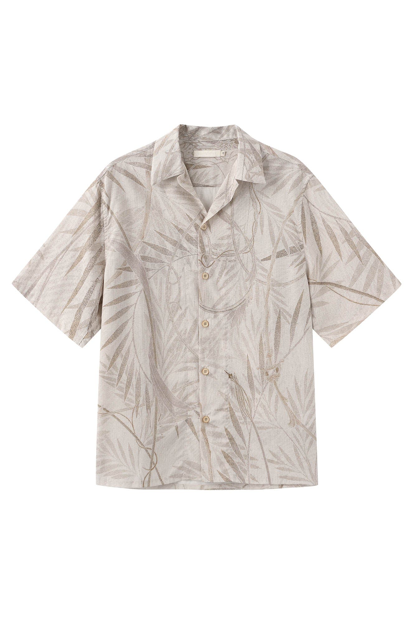 MOITIEDEPETALE Retro Foliage Half Shirt