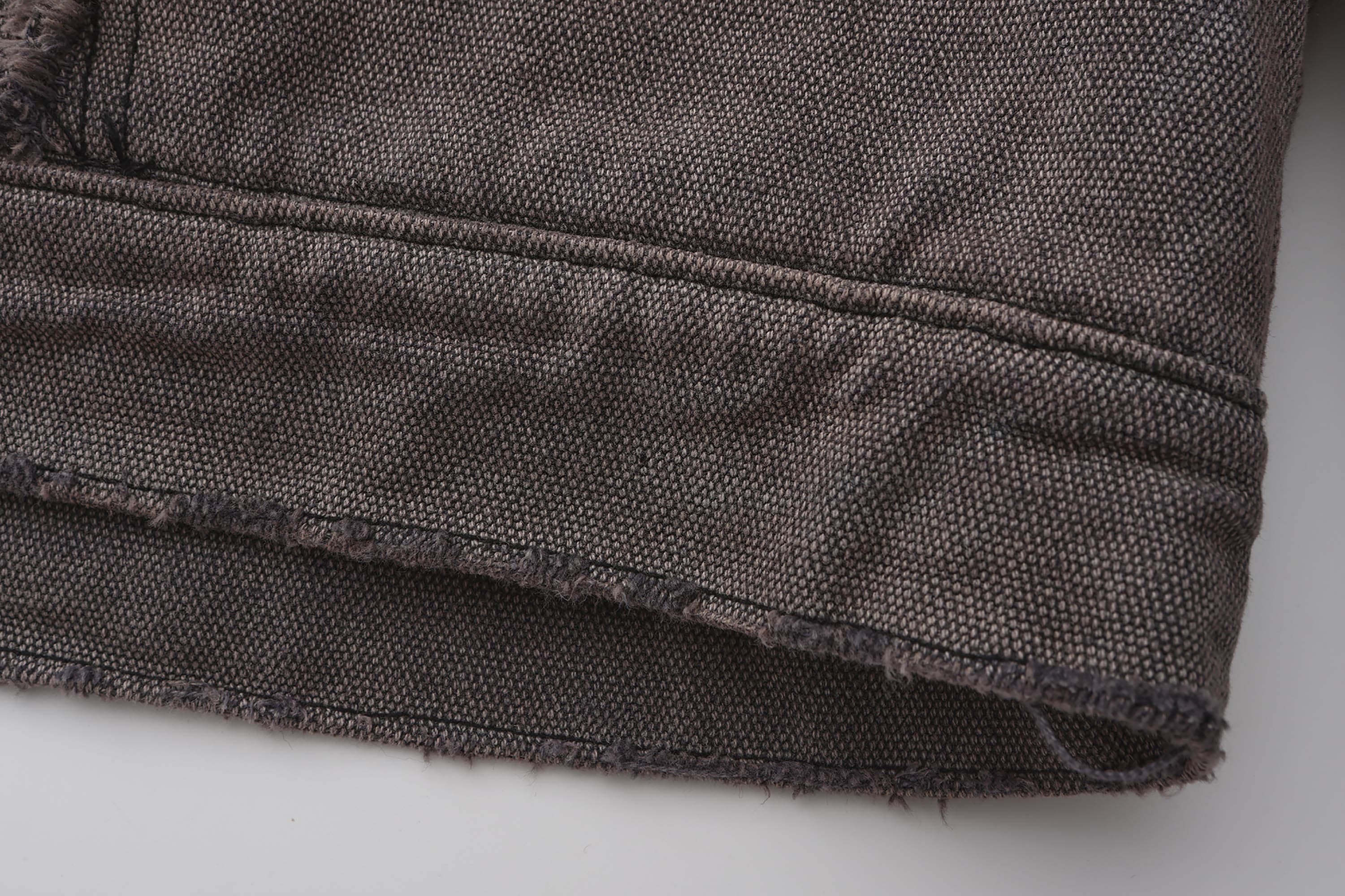 BLACK8MOB Deconstructed Frayed Jacket