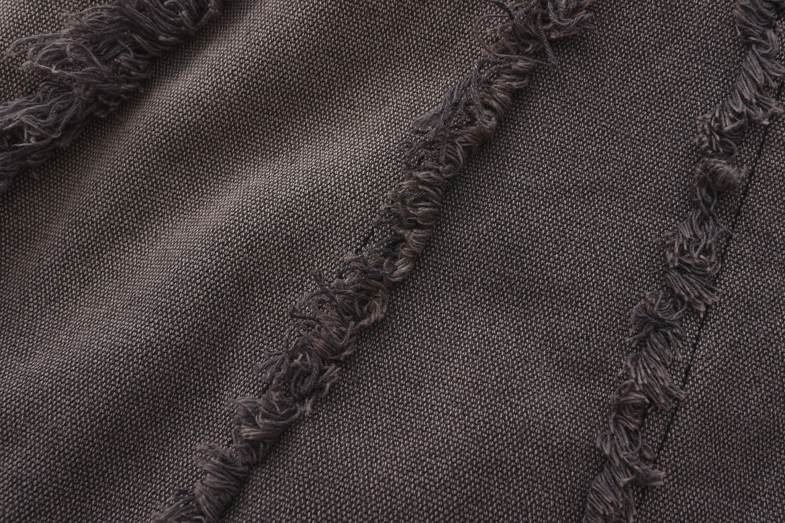 BLACK8MOB Deconstructed Frayed Jacket