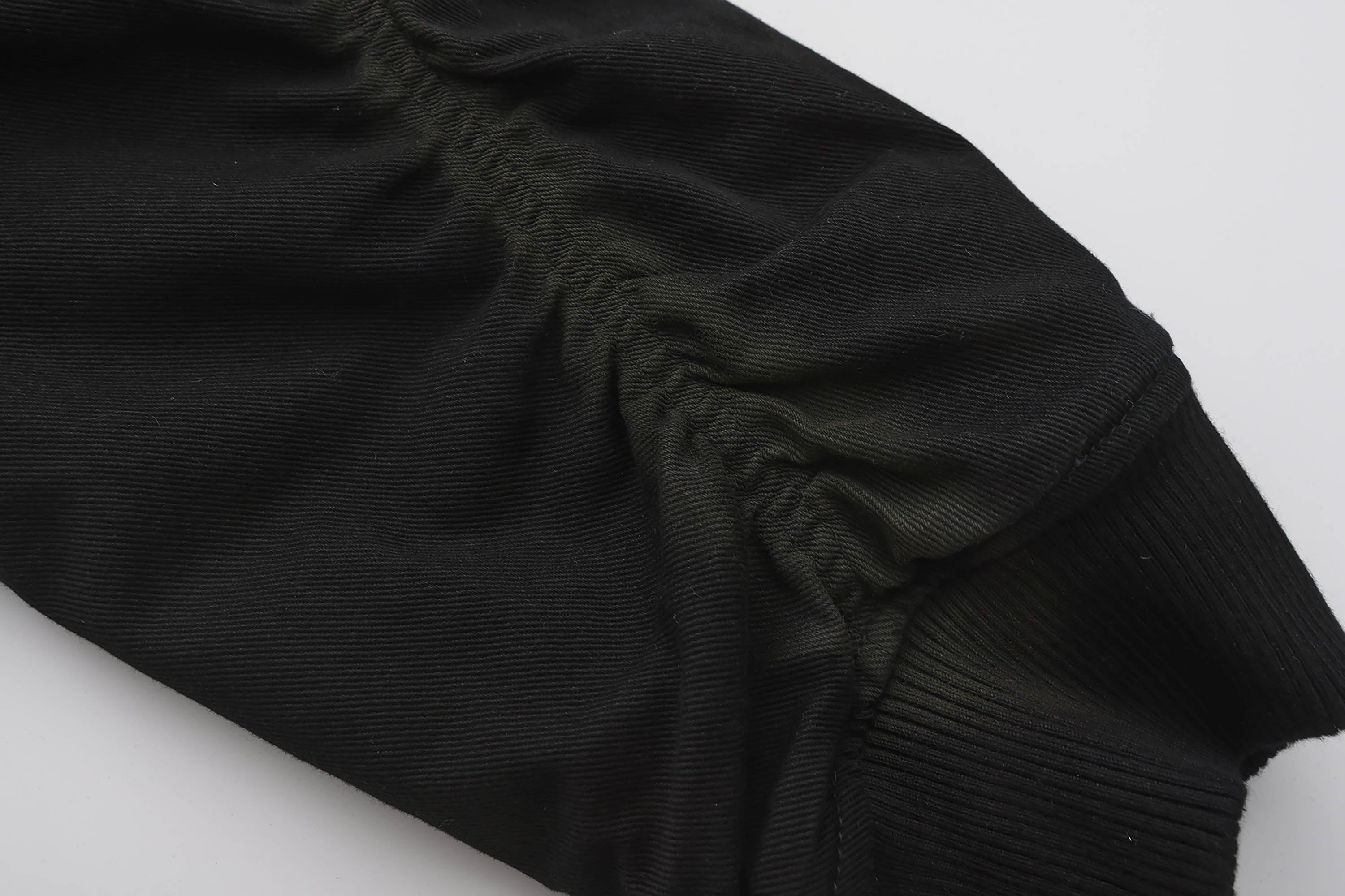 BLACK8MOB Wrinkled Tie-Dye Zip-Up Hoodie