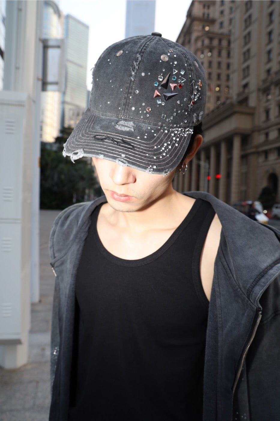 DND4DES Crystallized Distressed Hat