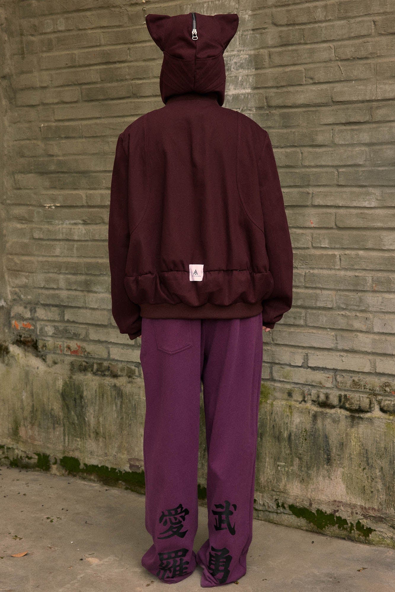 KADAKADA Cat Ears Perforated Hooded Jacket