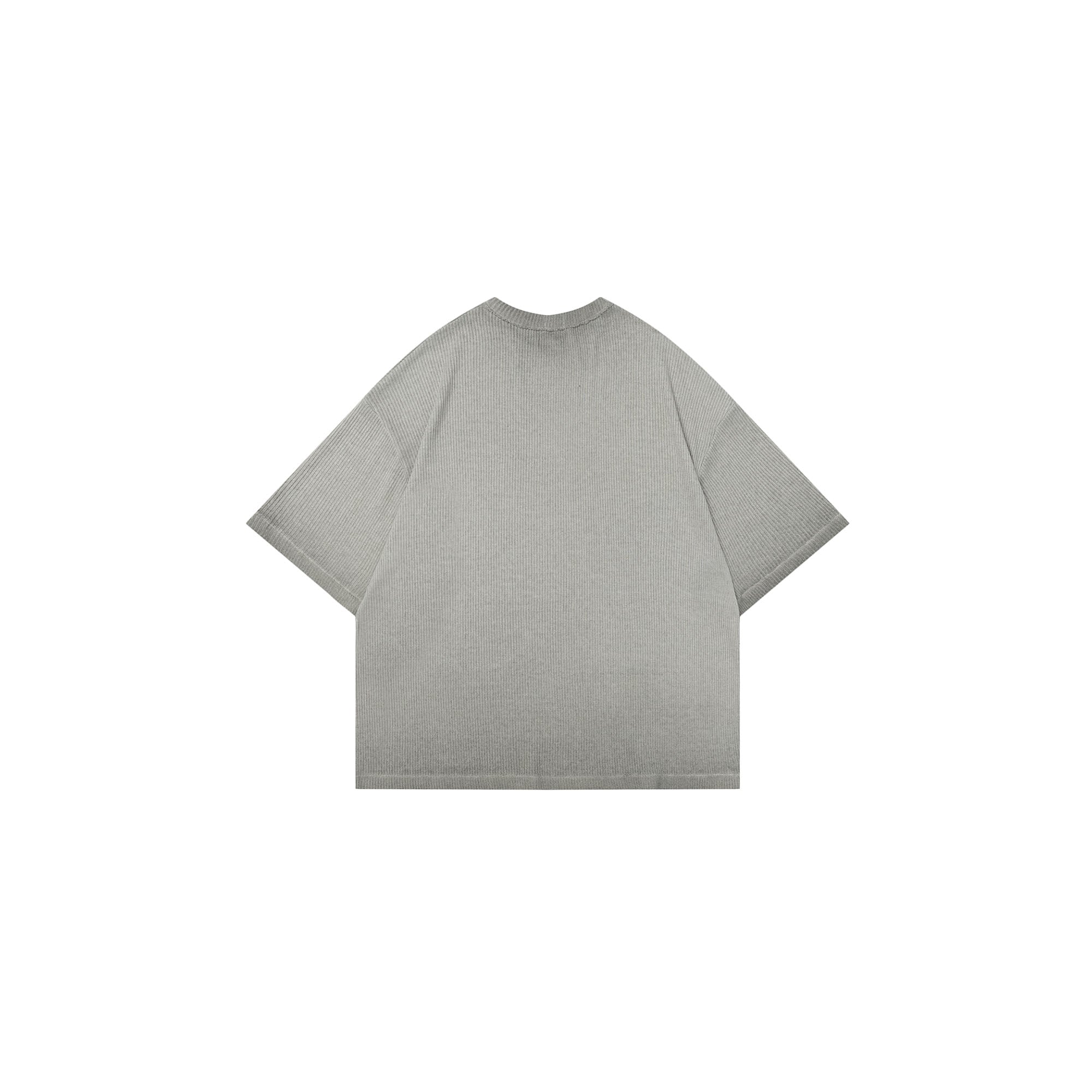 OVDY Retro Faded Graphic Ribbed Boxy T-Shirt