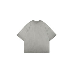 OVDY Retro Faded Graphic Ribbed Boxy T-Shirt