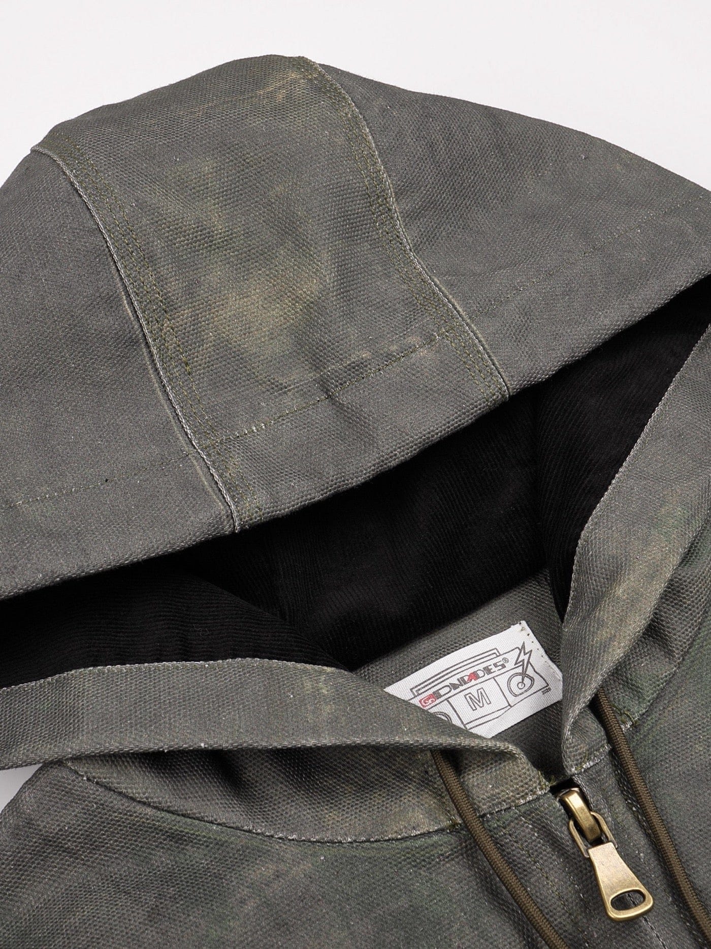 DND4DES Camouflage Graffiti Zip-Up Jacket