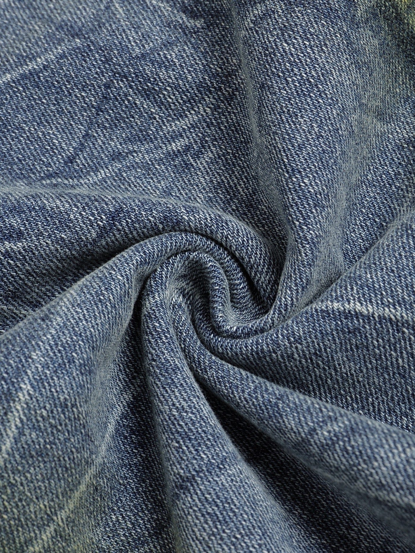 DND4DES Ripple Spliced Washed Jeans