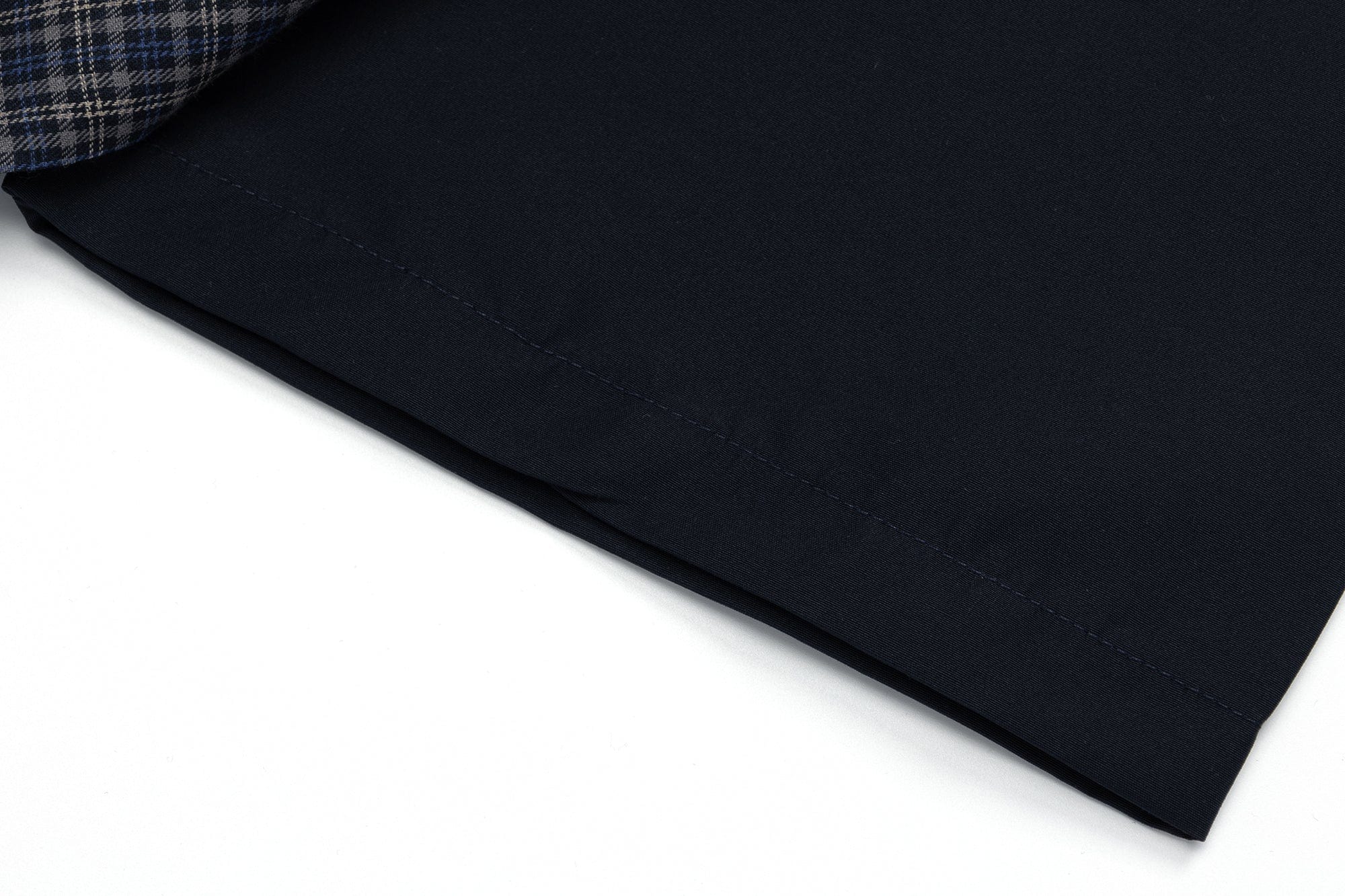 OVDY Retro Spliced Plaid Polo T-Shirt